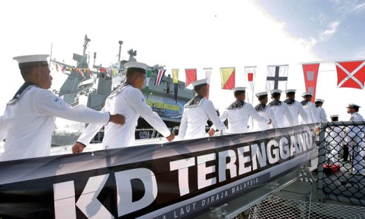 The Kedah-class OPVs have been fitted-but-not-with SSMs (Photo courtesy of BERNAMA)