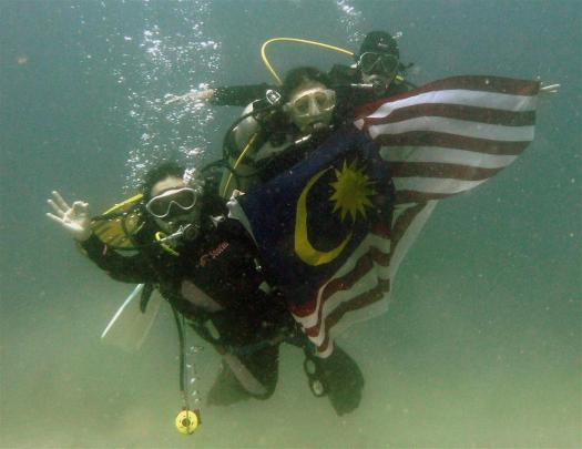 My wife and friends celebrating the nation